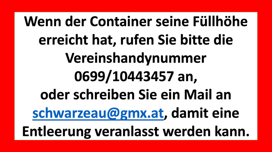 container-entleerung